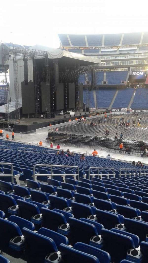 Gillette Stadium, section: 110, row: 30, seat: 15