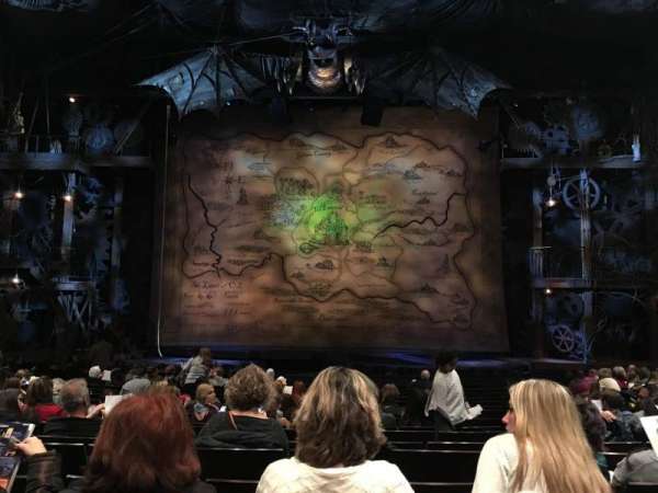 Gershwin Theatre, section: Orchestra C, row: M, seat: 112