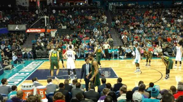 Spectrum Center, section: 106, row: I, seat: 7