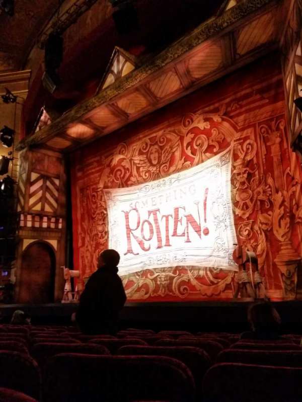 St. James Theatre, section: Orchestra R, row: K, seat: 26
