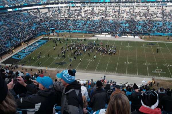Bank of America Stadium, section: 541, row: 18, seat: 12