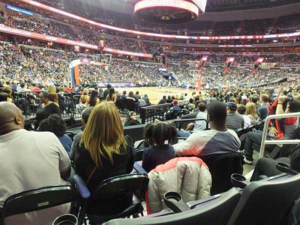 Capital One Arena, section: 108, row: E, seat: 7
