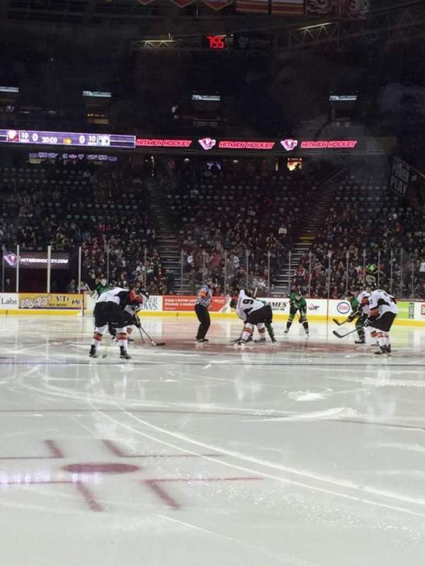 Scotiabank Saddledome, section: 113, row: 1, seat: 9