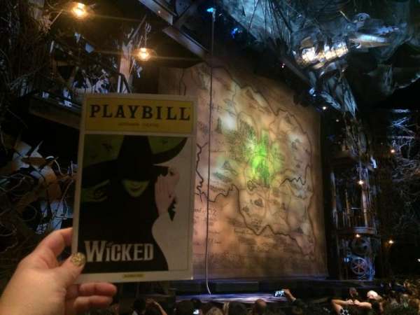 Gershwin Theatre, section: Orchestra L, row: D, seat: 23
