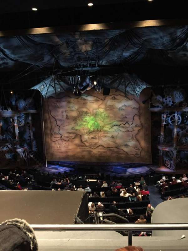 Gershwin Theatre, section: Front Mezzanine C, row: B, seat: 116