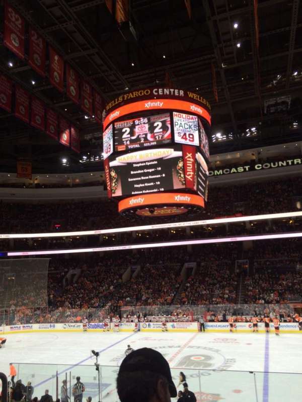 Xfinity Mobile Arena, section: 114, row: 11, seat: 19
