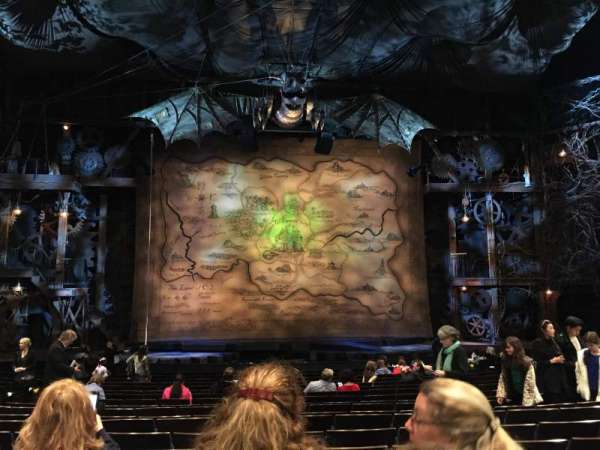 Gershwin Theatre, section: Orchestra C, row: O, seat: 107