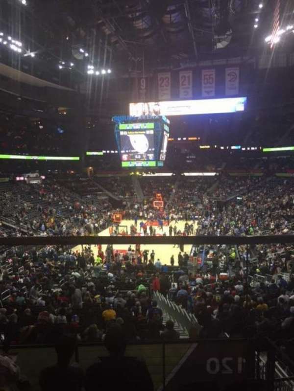 State Farm Arena, section: T4, row: B, seat: 1