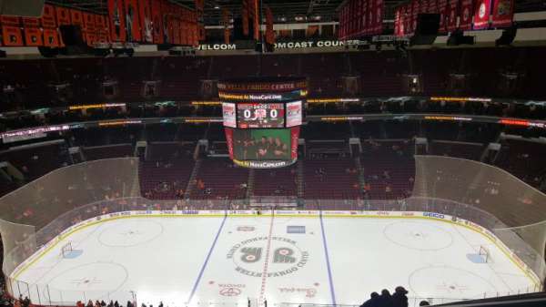 Xfinity Mobile Arena, section: 201, row: 15, seat: 19