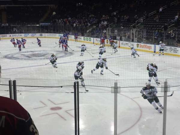 Madison Square Garden, section: 111, row: 8, seat: 16