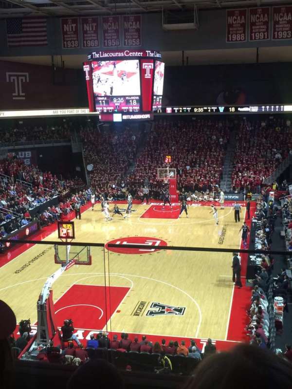 Liacouras Center, section: 207, row: D, seat: 12