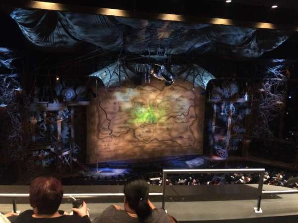 Gershwin Theatre, section: Front Mezzanine L, row: C, seat: 1