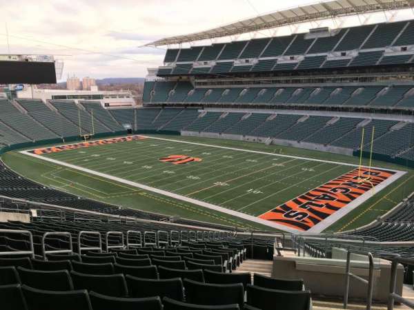 Paycor Stadium, section: 233, row: 24, seat: 1