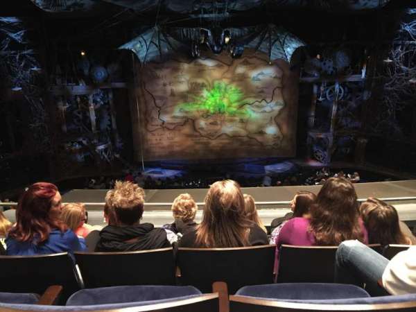 Gershwin Theatre, section: Front Mezzanine C, row: D, seat: 106
