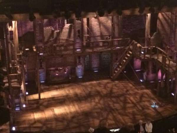 Richard Rodgers Theatre, section: Rear Mezzanine L, row: L, seat: 5