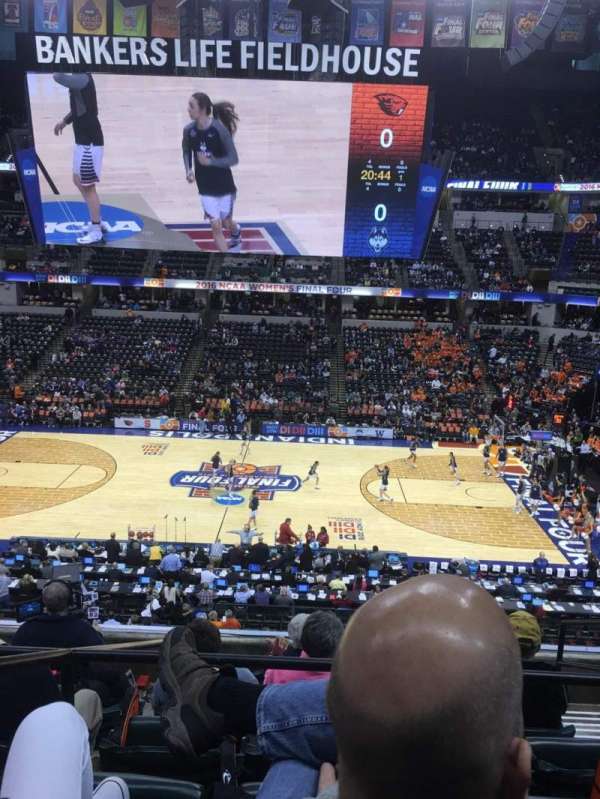 Gainbridge Fieldhouse, section: 105, row: 7, seat: 4