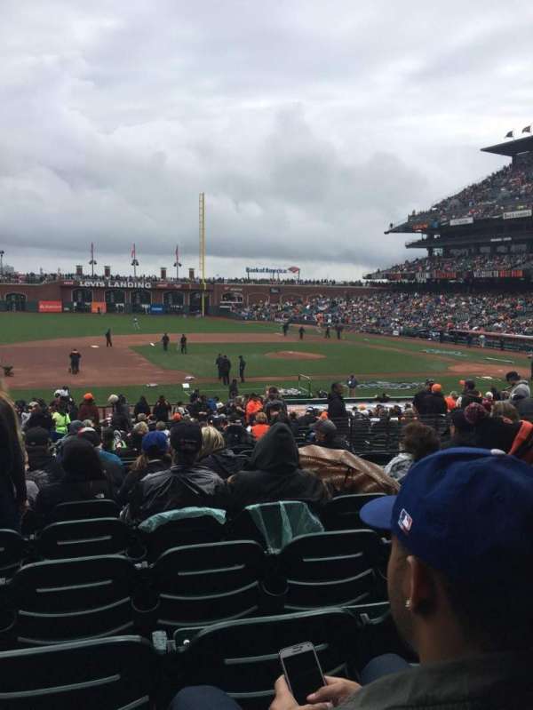 Oracle Park, section: 124, row: 29, seat: 16