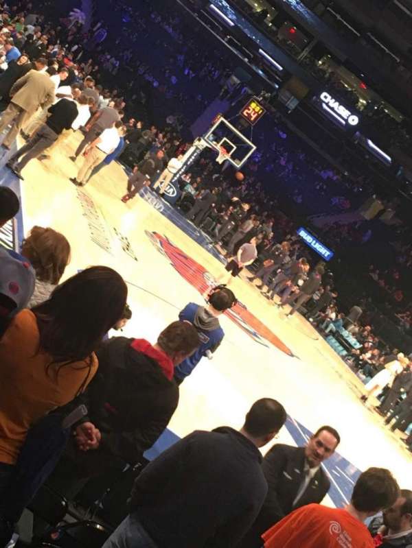 Madison Square Garden, section: 7, row: 7, seat: 1