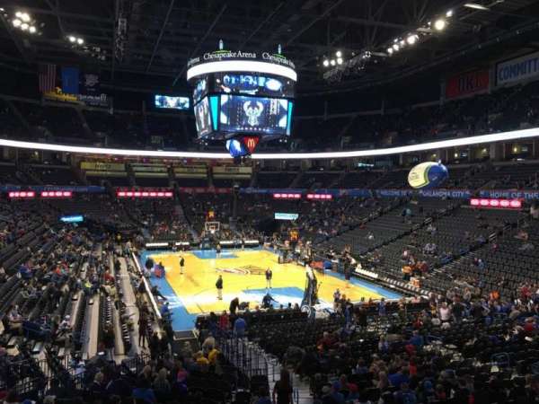 Paycom Center, section: 102