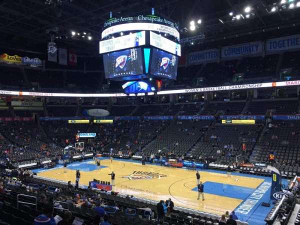 Paycom Center, section: 104