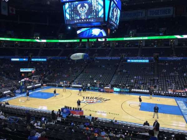 Paycom Center, section: 105