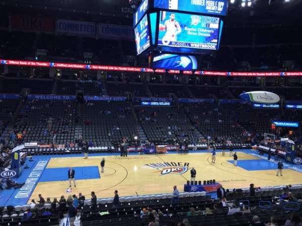 Paycom Center, section: 107