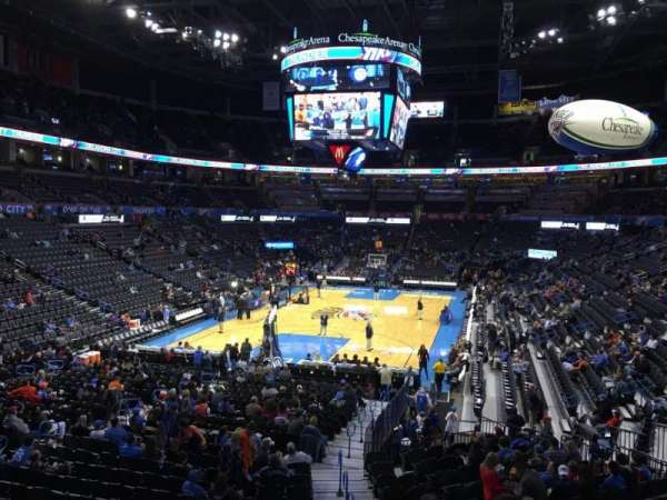 Paycom Center, section: 110