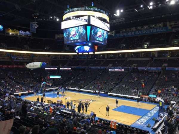 Paycom Center, section: 114