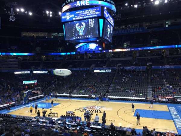 Paycom Center, section: 115