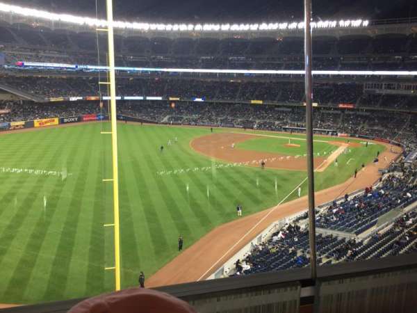 Yankee Stadium, section: Audi Yankees Club, row: 1, seat: 9