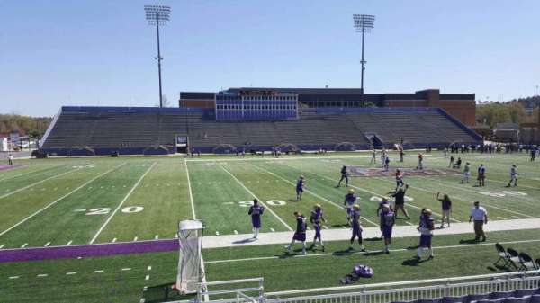 Bridgeforth Stadium, section: 109, row: i, seat: 1
