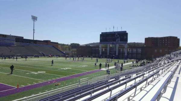 Bridgeforth Stadium, section: 111, row: i, seat: 21