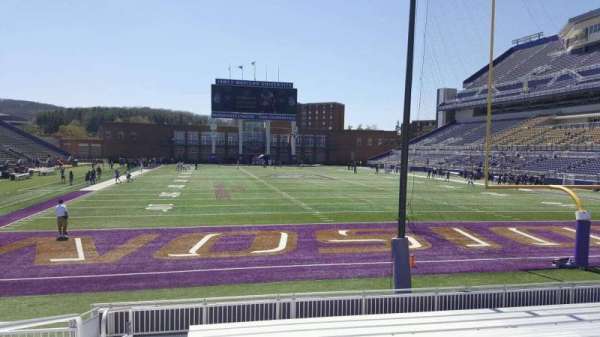Bridgeforth Stadium, section: 119, row: l, seat: 29