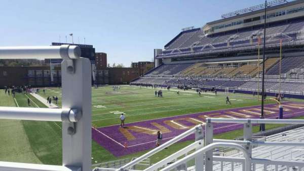 Bridgeforth Stadium, section: 222, row: p, seat: 7