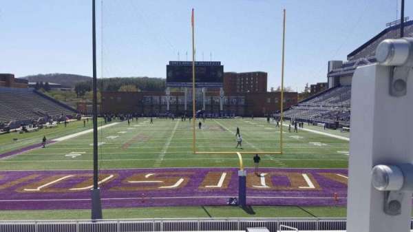 Bridgeforth Stadium, section: 219, row: n, seat: 1