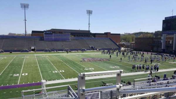 Bridgeforth Stadium, section: 209, row: g, seat: 1