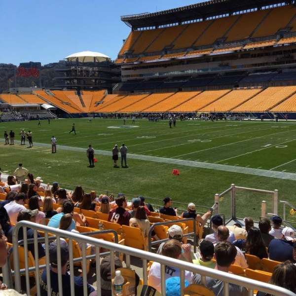 Acrisure Stadium, section: 114, row: X, seat: 7