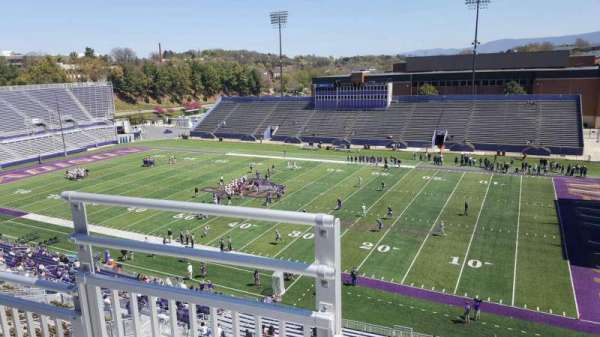 Bridgeforth Stadium, section: 303, row: b, seat: 28