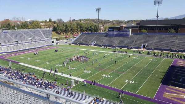 Bridgeforth Stadium, section: 303, row: b, seat: 1