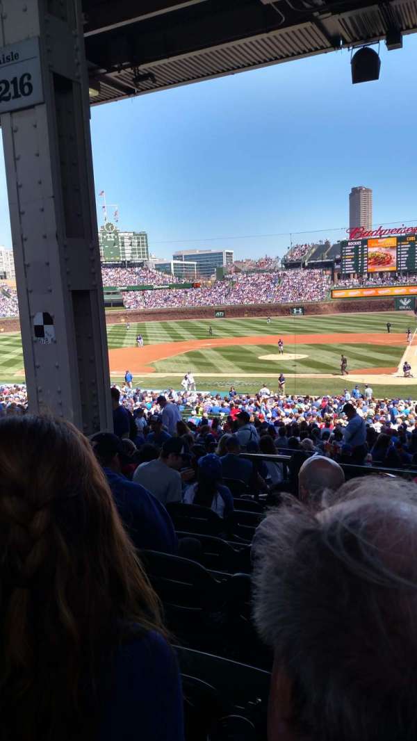 Wrigley Field, section: 214, row: 10, seat: 10