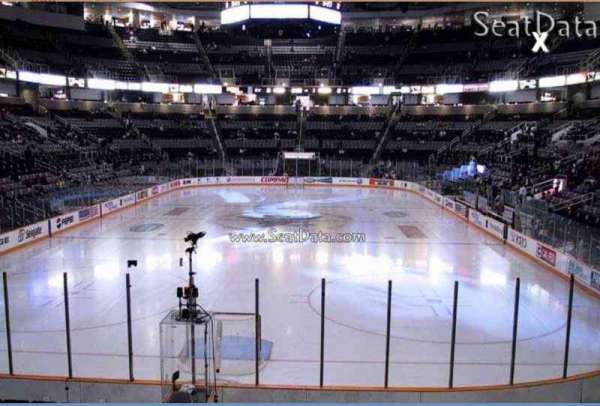 SAP Center, section: 107, row: 10