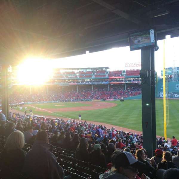 Fenway Park, section: Grandstand 7, row: 10, seat: 2