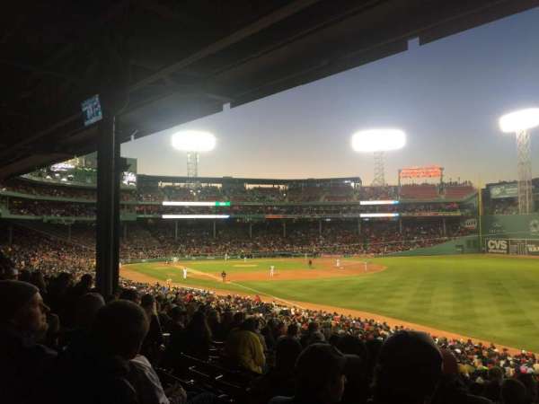 Fenway Park, section: Grandstand 7, row: 5, seat: 15