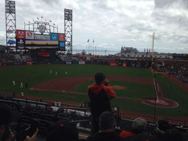 Oracle Park, section: 220, row: F, seat: 12