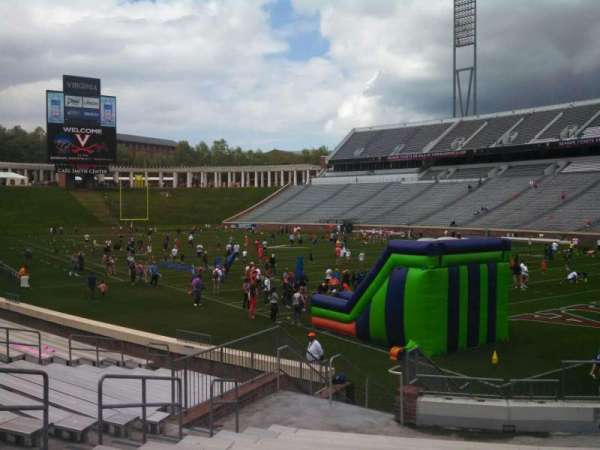 Scott Stadium, section: 119, row: S, seat: 8