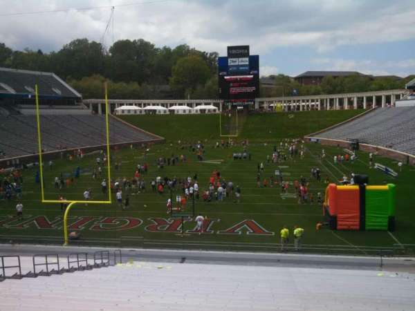 Scott Stadium, section: 115, row: HH, seat: 15