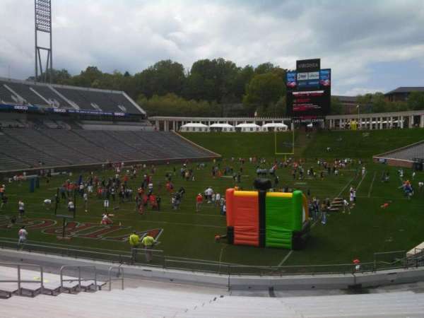 Scott Stadium, section: 114, row: Y, seat: 20