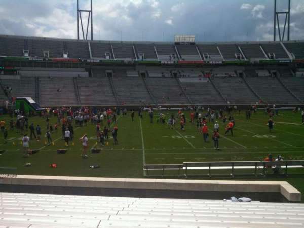 Scott Stadium, section: 109, row: P, seat: 9