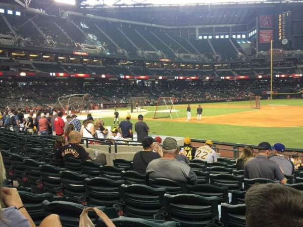 Chase Field, section: 114, row: 14, seat: 6