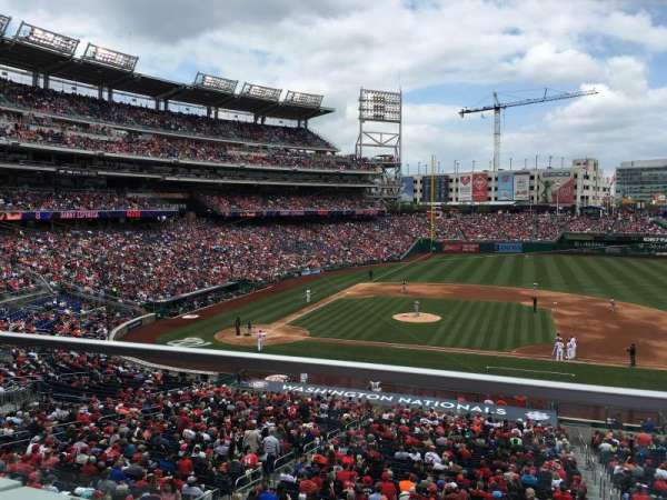 Nationals Park, section: 219, row: a, seat: 12